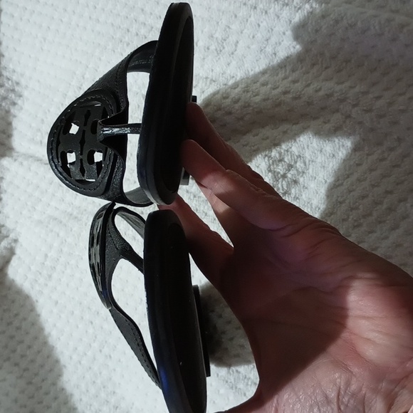 Tory Burch Black Size 11 Leather Sandals - Picture 10 of 10